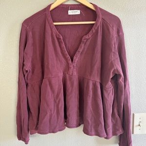 Women's LuckyBrand Babydoll Top